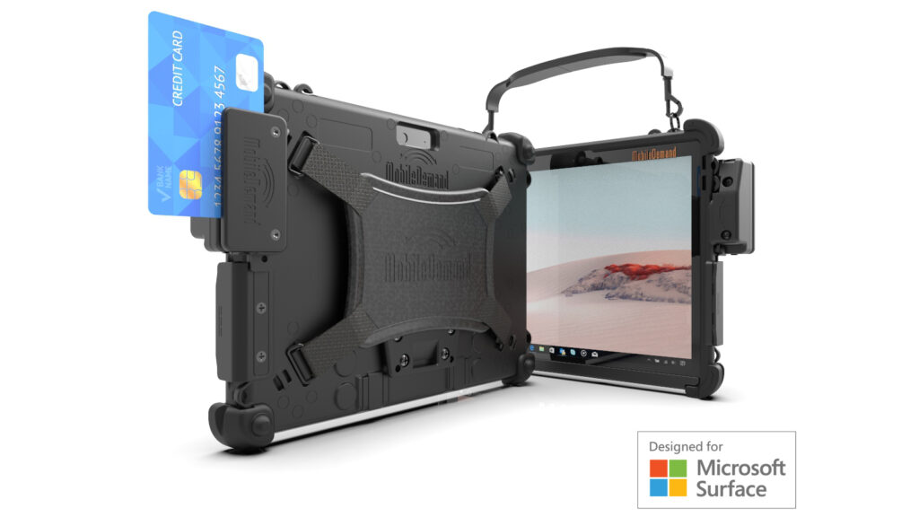 Прочный чехол MobileDemand xCase со сканером MSR для Surface Go